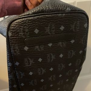 Black Large MCM reversible shopper handbag